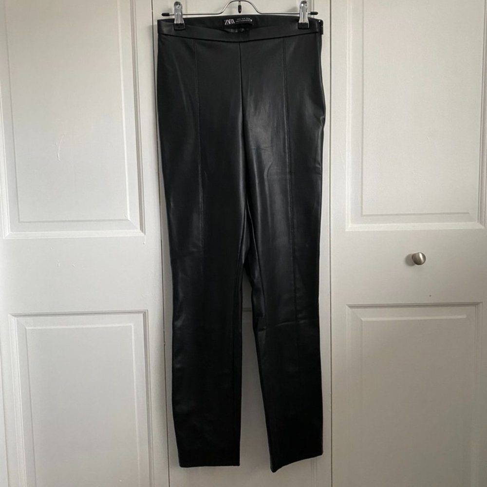 Zara Faux Leather Pants